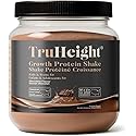 TruHeight Growth Protein Shake (Chocolate Milk Flavor, Whey) Tall Nutrition for Natural Growth & Development - Protein Powder for Kids & Teens, Weight