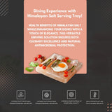 SALT N SOUL Himalayan Salt Block for Grilling Size 8x8x1 | Salt Block for Cooking, Serving, and Cutting | Cooking Salt Stone | Himalayan Salt Plate