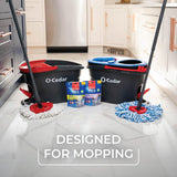O-Cedar System Easy Wring Spin Mop & Bucket with 3 Extra Refills with Citrus and Lavender Pacs (Variety Pack)