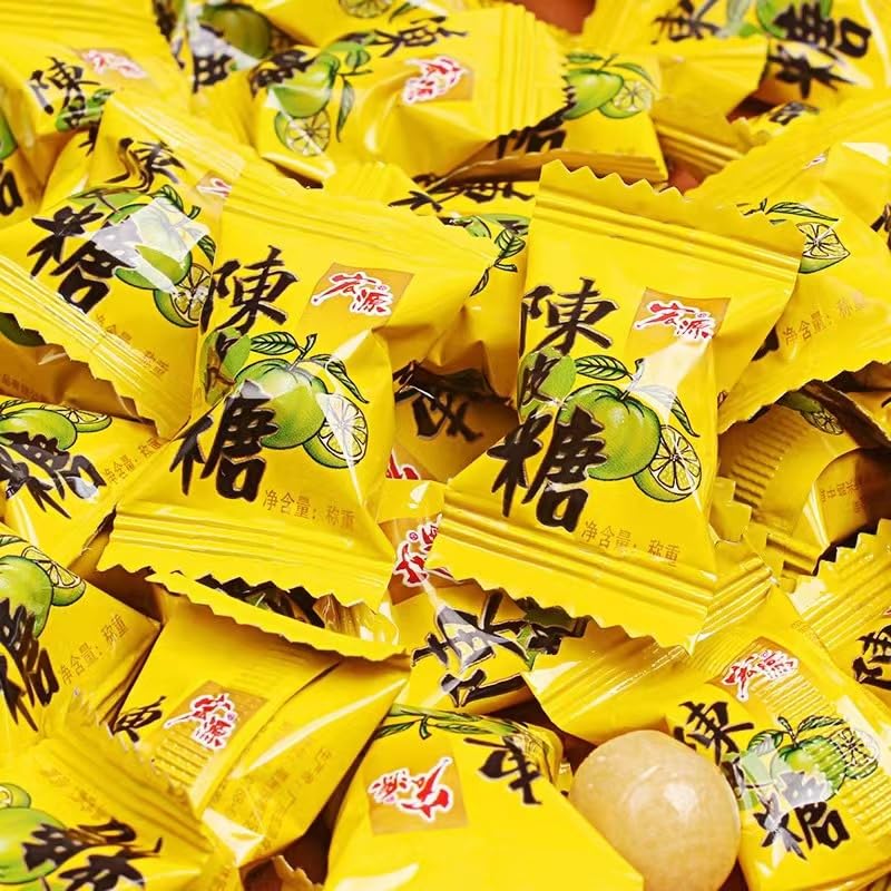 Hong Yuan Tangerine peel Classic Candy 350g/12.3oz 6pack