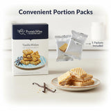Proteinwise - Vanilla Wafers, High Protein, Low Carb Snack, Healthy Low-Calorie Diet Snack, Whey Protein, Trans-Fat Free, Cholesterol Free, Bariatric