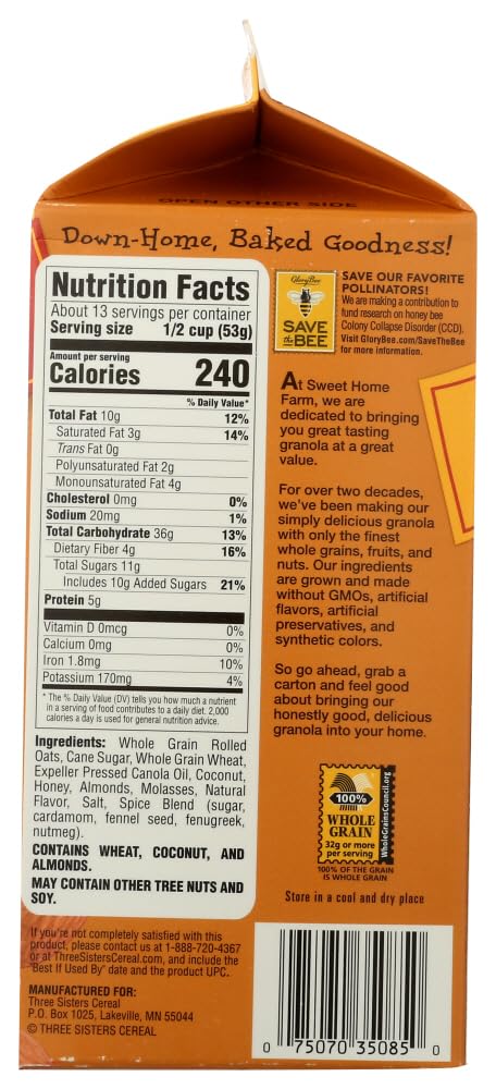 Granola Honey Nut With Almonds (Pack of 8)