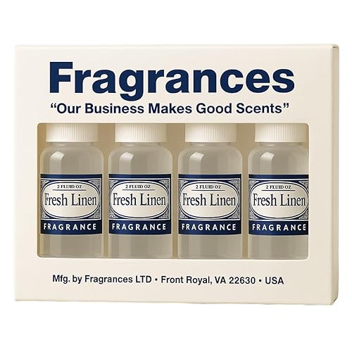 Rainbow, RainMate, Sirena, Hyla Compatible Vacuum Fragrances - Assorted Fragrance 4-Pack For Water-Based Vacuums (Fresh Linen)