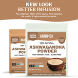 HANDPICK Ashwagandha Root Powder (397g/14oz) No Fillers, No Additives | Finest Grade A Root Powder - Withania Somnifera | Non-GMO & Raw from India