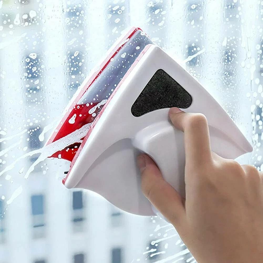 HUKK Magnetic Window Cleaner Brush Double Side For Washing Wiper Magnet Glass Cleaning Cleaner Windows Wash Window Glass Househo T2Q3 (A)