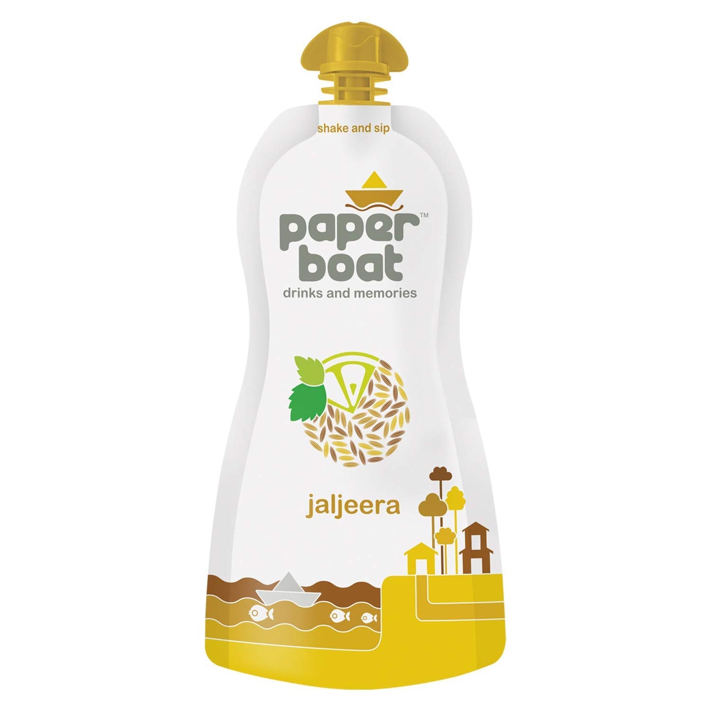 Paper Boat Jaljeera, Refreshing Summer Drink, No Added Preservatives and Colours (Pack of 6, 200ml each)