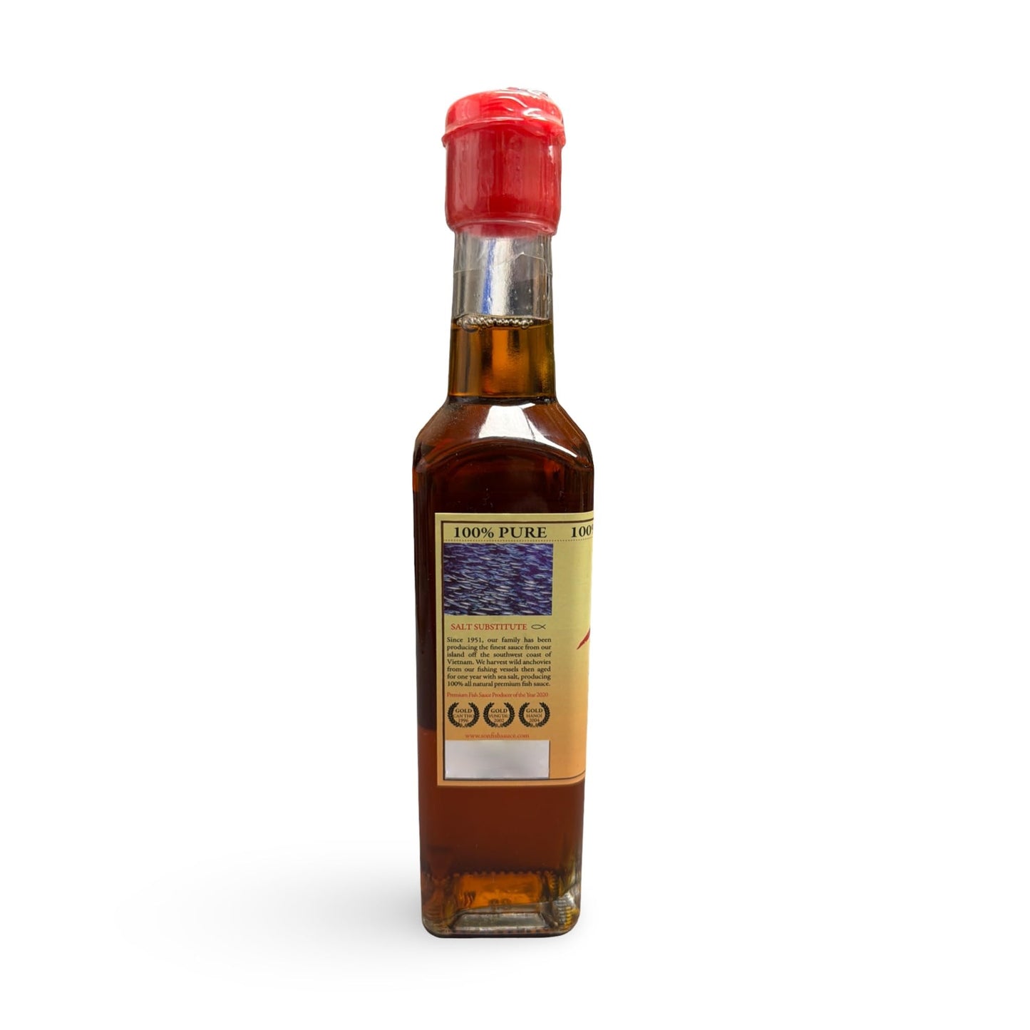Son Fish Sauce - First-Press Vietnamese Fish Sauce 250 mL | 100% Anchovy + Sea Salt, No Additives | Naturally Fermented for Deep Umami | Clean-Label