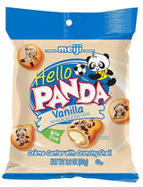 Panda Cookies Vanilla Filled, 2.2 oz Each Bag, Pack of 6, Bite Sized Cookies