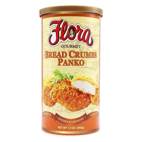 Flora Fine Foods Bread Crumbs - Italian Panko Bread Crumbs 12 oz, Authentic Italian Origin, Golden Crispy Texture, All-Natural Ingredients, Perfect for Italian Dishes, Gourmet Quality