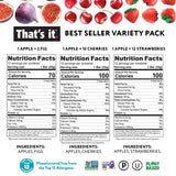 That’s it. Fruit Bars Variety Pack (20 Pack) | 100% Natural Fruit Snacks, Gluten-Free, Vegan & Low Carb | Healthy Snack Bars - Strawberry, Mango