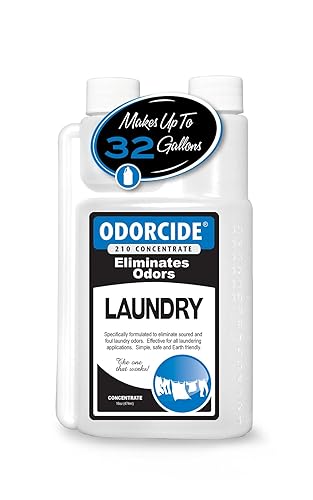 Odorcide Concentrated Fresh Linen Scent Laundry Odor Eliminator for Strong Odor, All Laundry Uses - Safe, Non-Enzymatic Odor Neutralizer - Laundry