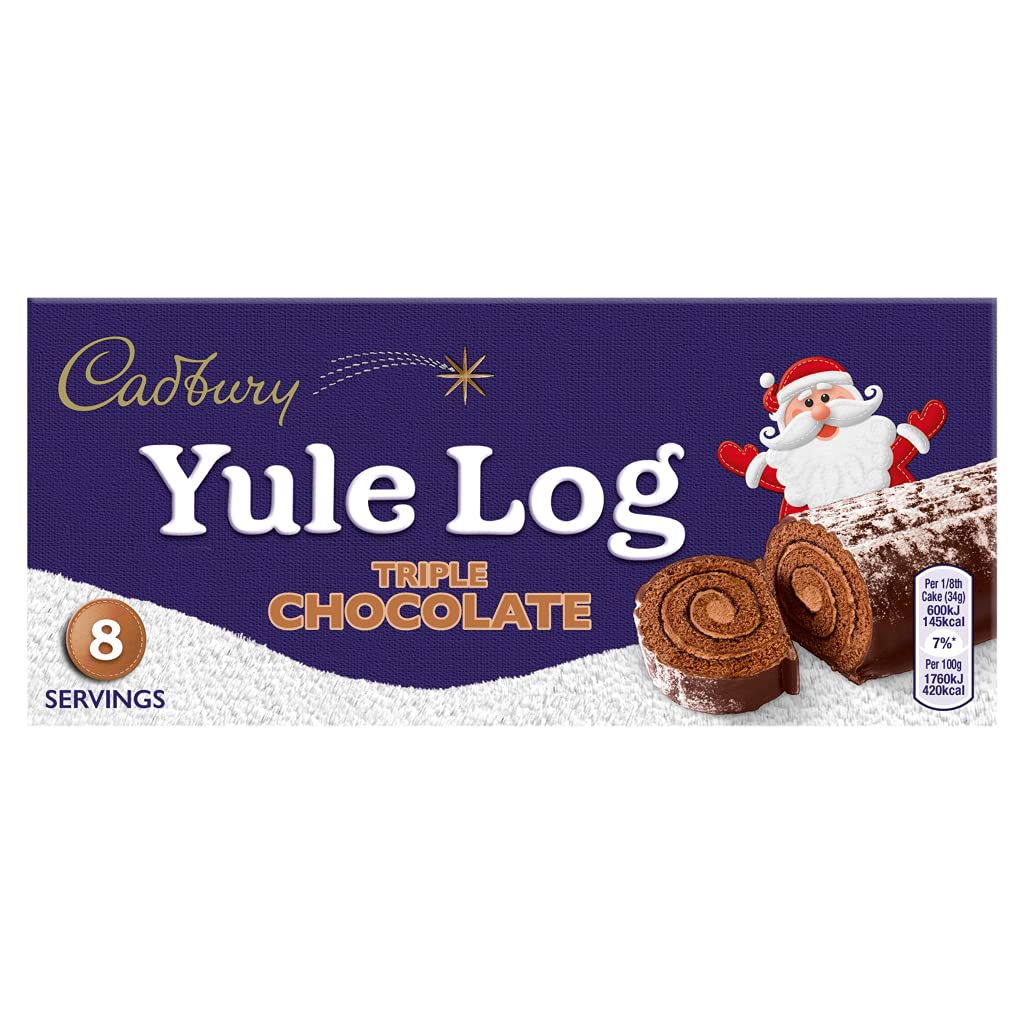 Cadbury Yule Log Triple Chocolatey, 8 Servings