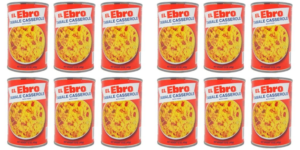 Ebro Foods El Ebro Tamale Casserole with Pork 12/15oz Case, 15oz. ( 12 Pack )