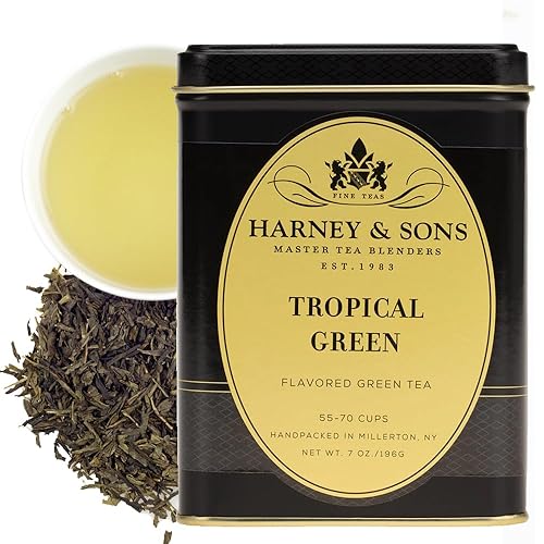 Harney & Sons Tropical Green 7 Ounce Tin Loose Tea