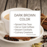 Monin - Chai Tea Concentrate, Spiced Green Tea Flavor, Natural Flavors, Great for Spiced Chai Teas, Coffee Drinks, Dessert Cocktails, and Other