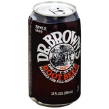 Dr. Browns Soda, Root Beer, 12 oz can (Pack of 18, Total 216 Oz)