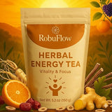 Robuflow, Herbal Energy Tea, Vitality & Focus, 30 tea bags, by Robutop