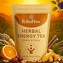 Robuflow, Herbal Energy Tea, Vitality & Focus, 30 tea bags, by Robutop