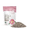 Halo Naturals Organic Devil's Claw Root Cut & Sifted, 4 Ounces (Harpagophytum zeyheri) USDA Certified | Resealable Pouch| Packaged in The USA