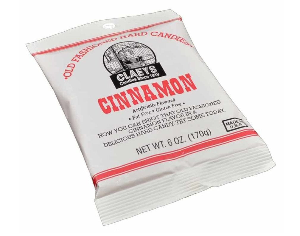 Claey's Cinnamon Hard Candy, 6 Oz Package