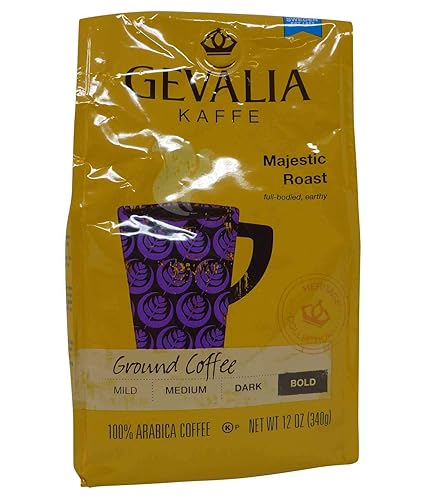 Gevalia Kaffe Ground Coffee Bold Majestic Roast, 12 OZ (Pack of 6) by Gevalia_AB
