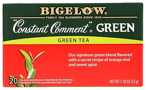 Bigelow Constant Comment Green Tea Bags, 20 ct (Pack of 6)