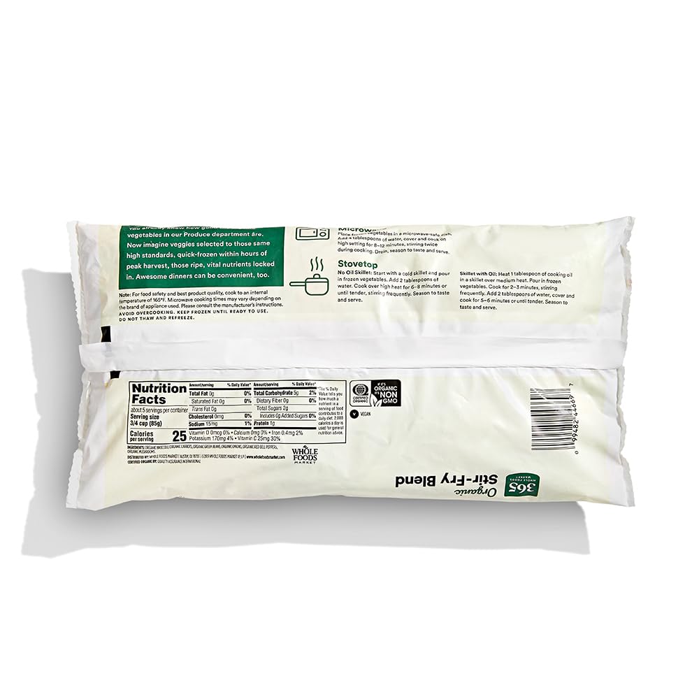 365 by Whole Foods Market, Organic Stir Fry Vegetable Blend, 16 oz