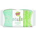 Scotch-Brite ocelo Non-Scratch Scrub Sponges, Assorted Designs, Scratch-Free for Nonstick Cookware & Dishes, Kitchen & Bathroom Use, Reusable