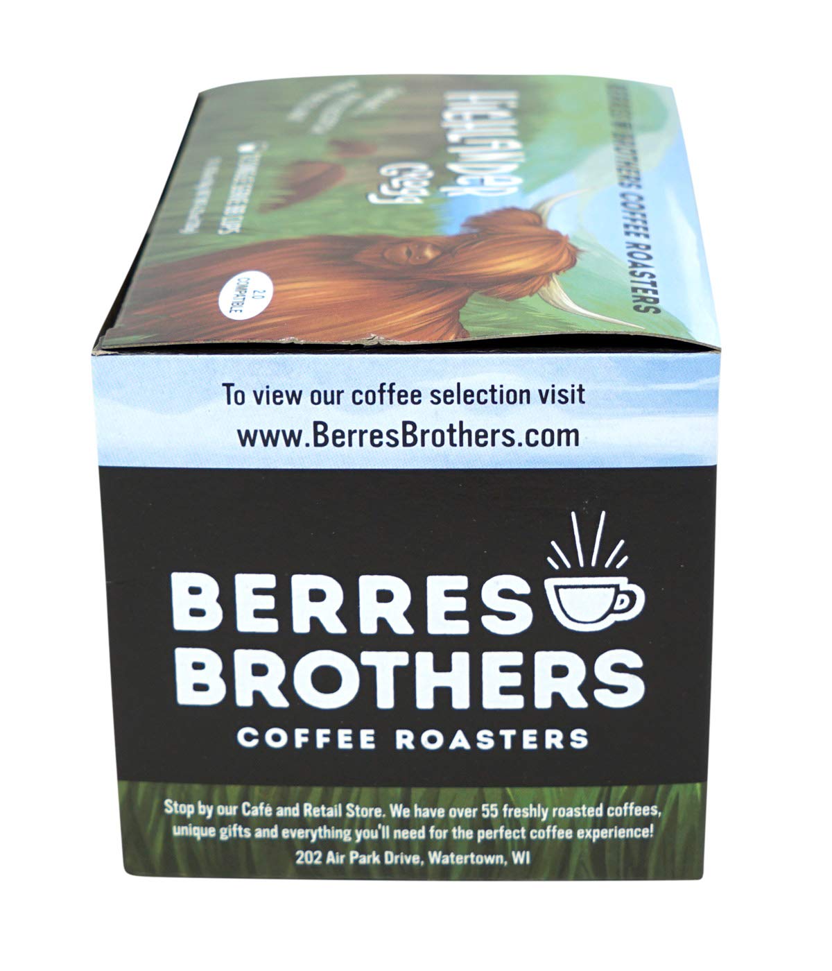 Berres Brothers Highlander Grogg Coffee K Cups K Pods 12 Count Single Serve Pods for Keurig K Cups Coffee Makers, Flavored Medium Roast Coffee
