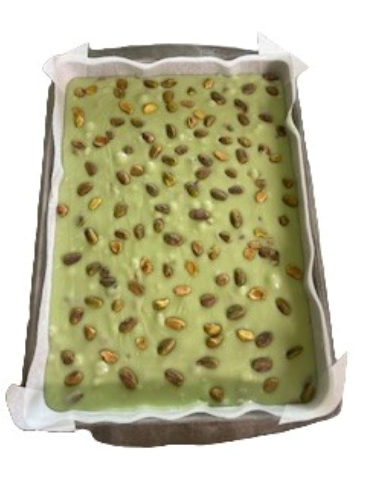 Betsy's Fancy Fudge Gourmet Pistachio Fudge, Fresh Artisan Fudge, Real Pistachio Nuts, Delicious Gift!
