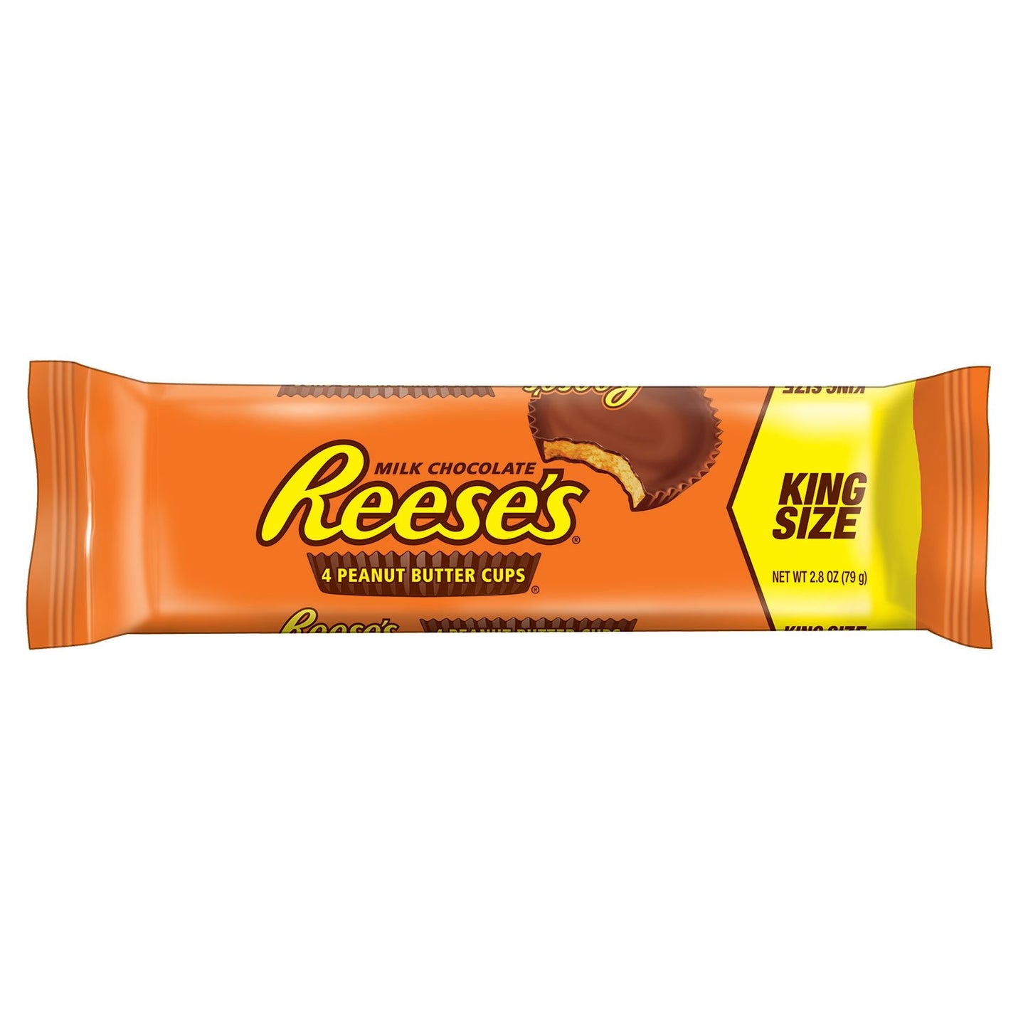 REESE'S Peanut Butter Cups, Chocolate Candy, King Size (Pack of 24)