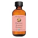 Flavorganics Organic Almond Extract, 2 Ounces Glass Bottle
