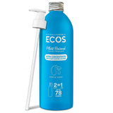 ECOS Ultra Concentrated Liquid Laundry Detergent, Sustainable Aluminum Bottle, Up to 78 Washer Loads - Hypoallergenic Laundry Soap - High Efficiency