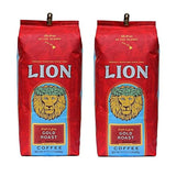 Lion Coffee, Gold Roast, Ground, 24 Ounce Bag (Pack of Two)