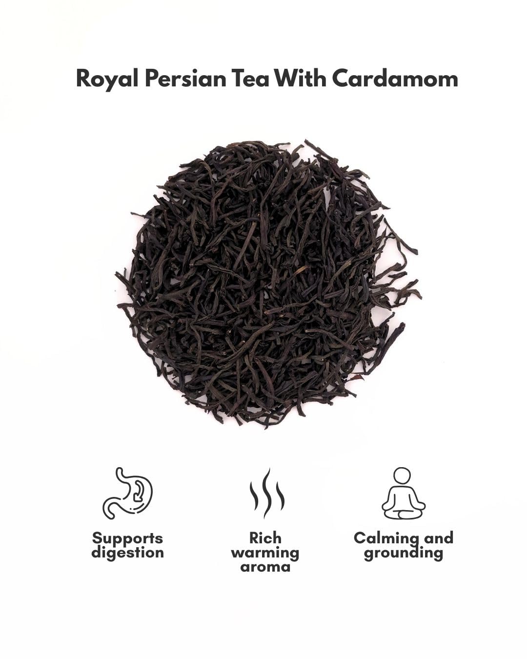 Premium Ceylon Black Tea - Loose Leaf - 12 oz - Pure Sri Lankan Tea, Rich Aroma & Full-Bodied Flavor - High Antioxidants - Ideal for Breakfast
