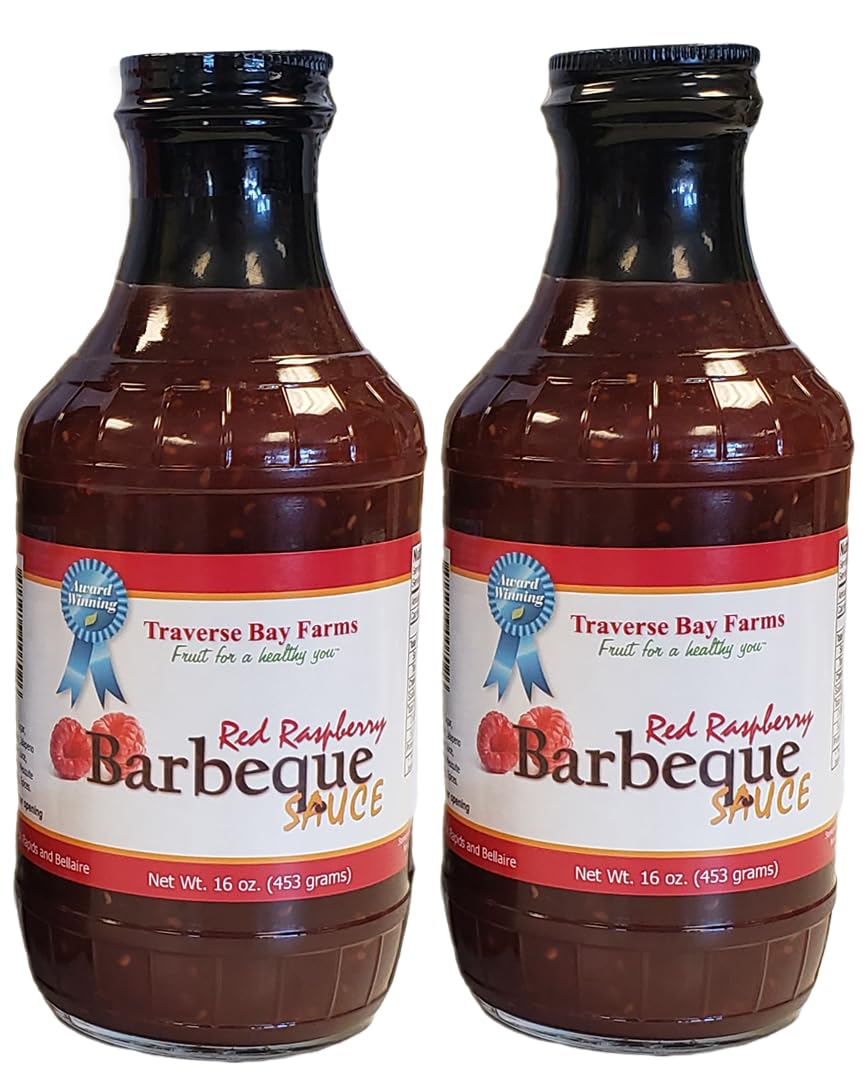 Traverse Bay Farms BBQ Sauce (Red Raspberry, 2 Bottles)