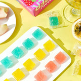 Amber Gemstone Candy, Peach,&blueberry&passion fruit flavors,Gummy candy?Assorted Candy,Individually packaged,Snacks, 2.82oz (Pack of 1)