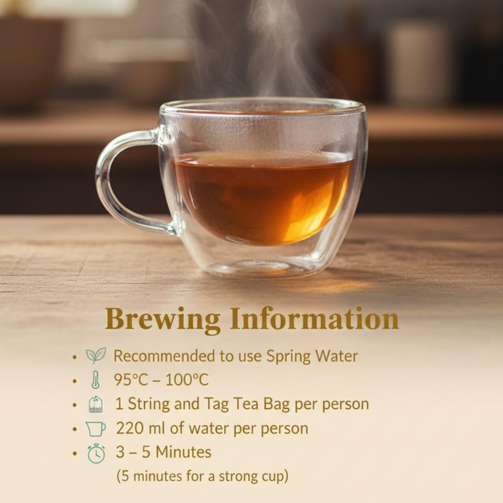 Dilmah Premium Ceylon Tea - 100 Tea Bags (200g), Pure Sri Lankan Black Tea (7.05 oz)