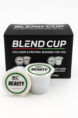 BeautyCup (Collagen Coffee) 12 Ct. Box with 10 grams of Collagen per serving, Beauty-Boosting Espresso Style Coffee