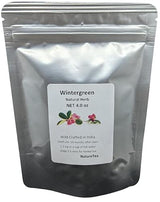Wintergreen Leaf - Dried Gaultheria procumbens Leaf C/S from 100% Nature (4 oz)