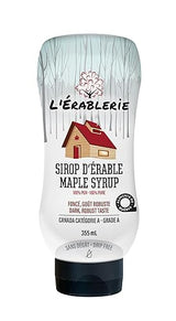 Pure Maple Syrup, 355ml - Dark Robust Flavour, Grade A - Ideal for Pancakes, Waffles or French Toast, Drizzled over Oatmeal, Yogurt or Ice Cream - No