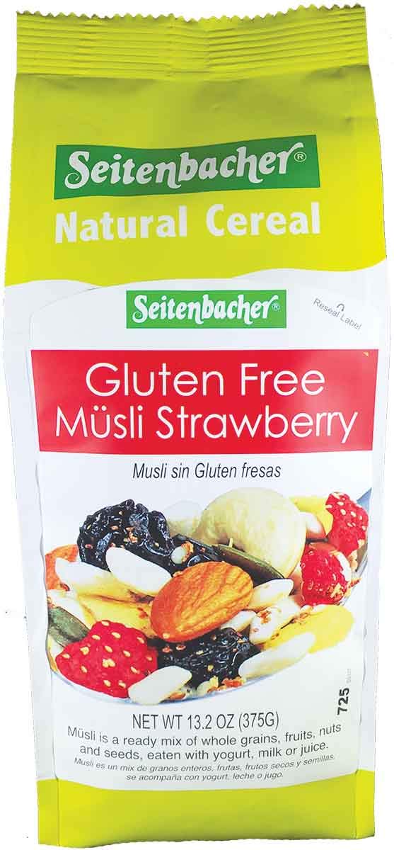 Seitenbacher Muesli, Gluten Free - Strawberry, 13.2 Ounce