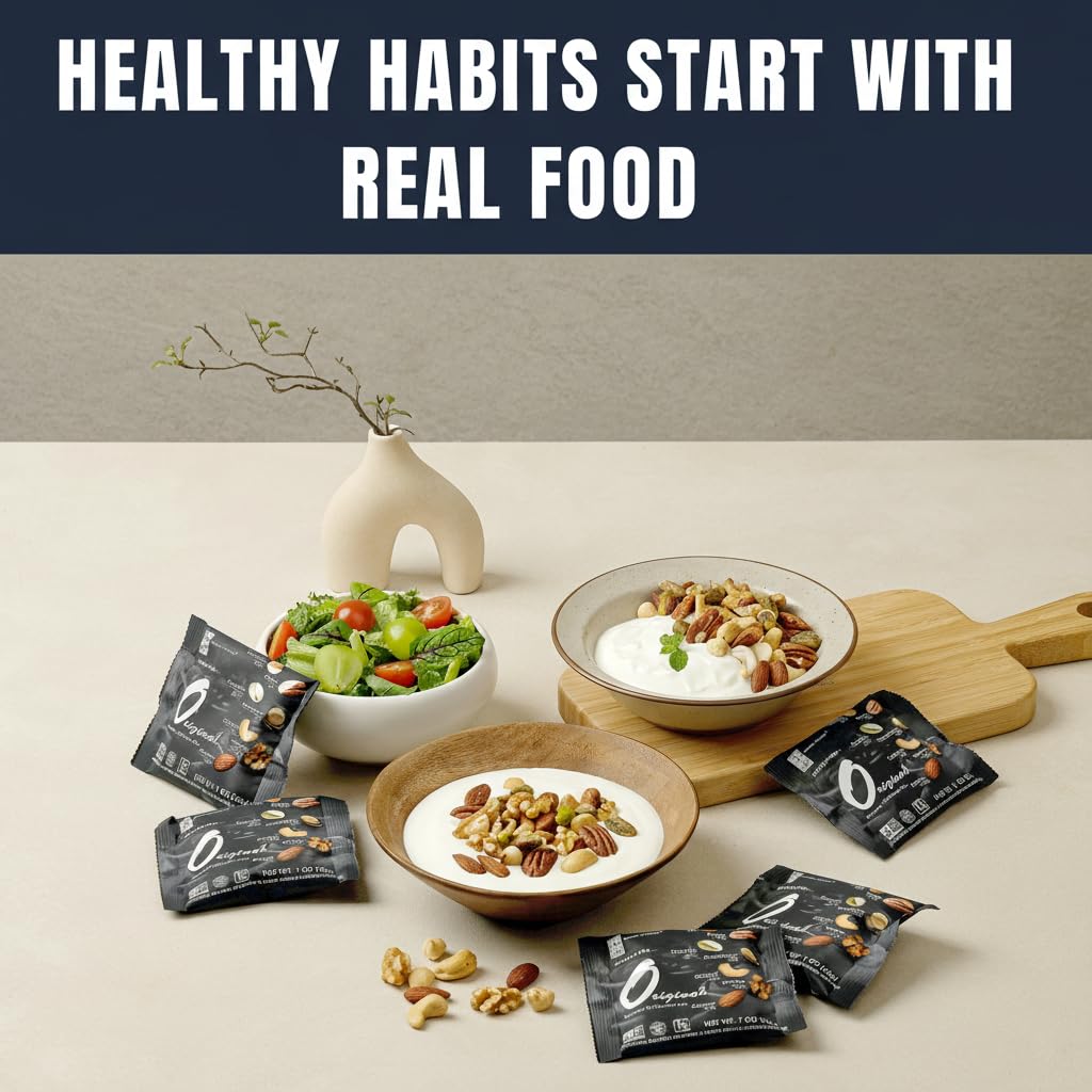 Roastery Coast - Mixed Nuts Variety Pack for Adults | Healthy Snacks | Individual Packs | Unsalted | No Peanuts | Assorted Nuts Snack | Pistachios |