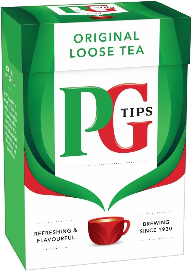 PG Tips Loose Leaf Tea, White, 8.8 Oz