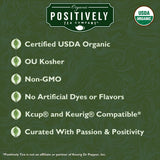 Organic Positively Tea Company, Organic Green Tea, K-Cup Compatible, 24 Pods