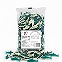 Halal Blue Sharks Gummy Candy Bulk - 5 Pound Bag of Fruity Blue Raspberry & Vanilla Gummies, Soft Chewy Shark Candy for Parties, Candy Buffets, Goodie