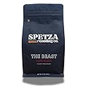 Spetza Roasting Co. The Beast - Bold High Caffeine Dark Roast Whole Bean Coffee, Strong and Powerful Flavor, Direct Trade Specialty Coffee Beans