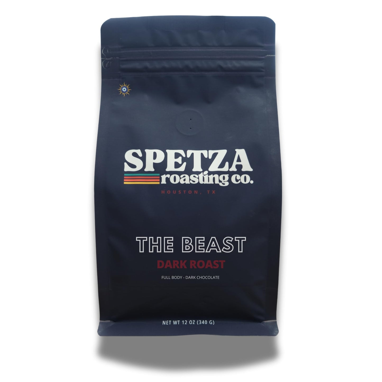 Spetza Roasting Co. The Beast - Bold High Caffeine Dark Roast Whole Bean Coffee, Strong and Powerful Flavor, Direct Trade Specialty Coffee Beans