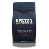 Spetza Roasting Co. The Beast - Bold High Caffeine Dark Roast Whole Bean Coffee, Strong and Powerful Flavor, Direct Trade Specialty Coffee Beans