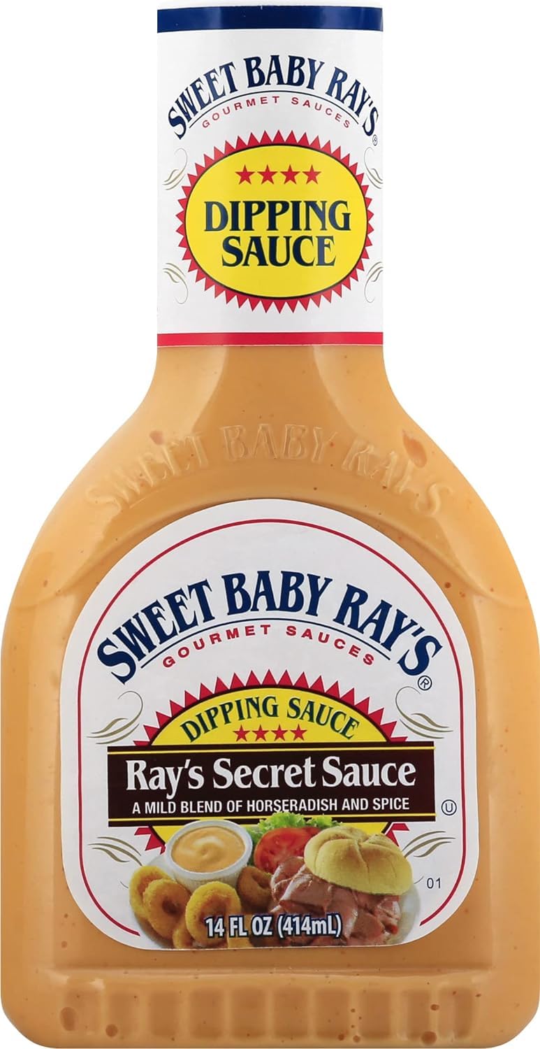 Sweet Baby Ray’s Ray's Secret Sauce - Mild Blend of Horseradish and Spice, Perfect for Dipping - 14 Oz (Pack of 3)